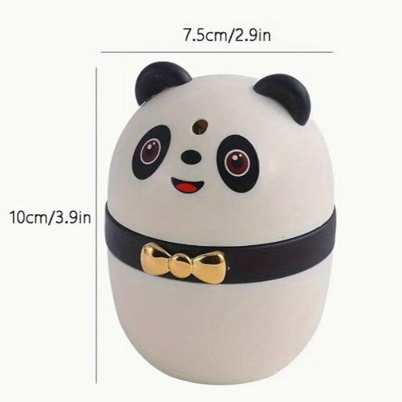 Cute Panda Cartoon Toothpick Holder Press Type Pop-up Toothpick Box - Picture 3 of 4